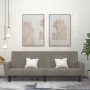 Sofá cama de 2 plazas terciopelo gris claro en Sofás | Comprar online en Foru.es