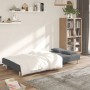 Sofá cama de 2 plazas con dos almohadas tela gris claro en Sofás | Comprar online en Foru.es