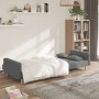 Sofá cama de 2 plazas con dos almohadas tela gris claro en Sofás | Comprar online en Foru.es
