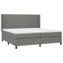 Cama box spring colchón y luces LED tela gris claro 200x200 cm de vidaXL, Camas y somieres - Ref: Foro24-3138262, Precio: 643...