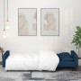 Sofá cama de 2 plazas con dos almohadas terciopelo azul en Sofás | Comprar online en Foru.es