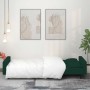 Sofá cama de 2 plazas con dos almohadas terciopelo verde oscuro en Sofás | Comprar online en Foru.es