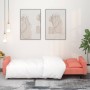 Sofá cama de 2 plazas con dos almohadas terciopelo rosa en Sofás | Comprar online en Foru.es