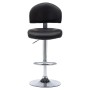 Taburete de cocina cuero sintético negro de vidaXL, Taburetes de cocina - Ref: Foro24-249646, Precio: 101,37 €, Descuento: %