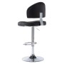 Taburete de cocina cuero sintético negro de vidaXL, Taburetes de cocina - Ref: Foro24-249646, Precio: 101,37 €, Descuento: %