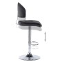 Taburete de cocina cuero sintético negro de vidaXL, Taburetes de cocina - Ref: Foro24-249646, Precio: 101,37 €, Descuento: %