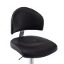 Taburete de cocina cuero sintético negro de vidaXL, Taburetes de cocina - Ref: Foro24-249646, Precio: 101,37 €, Descuento: %