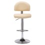 Taburete de cocina cuero sintético color crema de vidaXL, Taburetes de cocina - Ref: Foro24-249648, Precio: 108,79 €, Descuen...