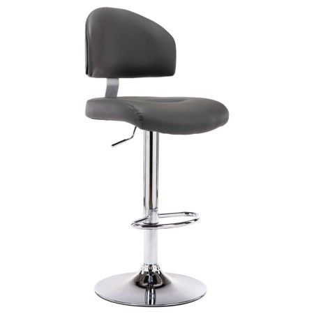 Taburete de cocina cuero sintético gris de vidaXL, Taburetes de cocina - Ref: Foro24-249649, Precio: 108,79 €, Descuento: %