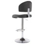Taburete de cocina cuero sintético gris de vidaXL, Taburetes de cocina - Ref: Foro24-249649, Precio: 108,79 €, Descuento: %