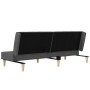 Sofá cama de 2 plazas tela gris oscuro en Sofás | Comprar online en Foru.es