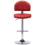 Taburete de cocina cuero sintético color vino tinto de vidaXL, Taburetes de cocina - Ref: Foro24-249651, Precio: 101,94 €, De...