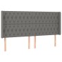 Cama box spring colchón y luces LED tela gris claro 200x200 cm de vidaXL, Camas y somieres - Ref: Foro24-3138582, Precio: 729...