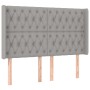 Cama box spring colchón y luces LED tela gris claro 140x190 cm de vidaXL, Camas y somieres - Ref: Foro24-3138549, Precio: 529...