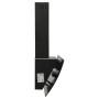Campana extractora de pared acero vidrio templado negro 60 cm de vidaXL, Extractores - Ref: Foro24-51675, Precio: 175,57 €, D...