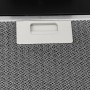 Campana extractora de pared acero vidrio templado negro 60 cm de vidaXL, Extractores - Ref: Foro24-51675, Precio: 175,57 €, D...