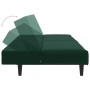 Sofá cama de 2 plazas terciopelo verde oscuro en Sofás | Comprar online en Foru.es