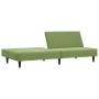 Sofá cama de 2 plazas terciopelo verde claro en Sofás | Comprar online en Foru.es