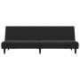 Sofá cama de 2 plazas terciopelo negro en Sofás | Comprar online en Foru.es