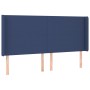 Cama box spring colchón y luces LED tela azul 200x200 cm de vidaXL, Camas y somieres - Ref: Foro24-3138747, Precio: 641,95 €,...