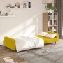 Sofá cama de 2 plazas terciopelo amarillo en Sofás | Comprar online en Foru.es