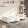 Sofá cama de 2 plazas terciopelo color crema en Sofás | Comprar online en Foru.es