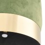Taburete de terciopelo verde mostaza y dorado de vidaXL, Taburetes y sillas plegables - Ref: Foro24-249841, Precio: 40,76 €, ...