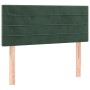 Cama box spring colchón y LED terciopelo verde oscuro 80x200 cm de vidaXL, Camas y somieres - Ref: Foro24-3134432, Precio: 25...