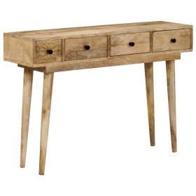 Mesa consola de madera maciza de mango 110x30x75 cm en Mesas auxiliares | Comprar online en Foru.es