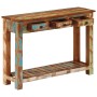 Mesa consola madera maciza reciclada 110x30x76 cm en Armarios y almacenamiento | Comprar online en Foru.es