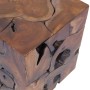 Taburetes/mesa de centro madera de teca maciza de vidaXL, Taburetes y sillas plegables - Ref: Foro24-274356, Precio: 451,96 €...