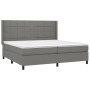 Cama box spring colchón y luces LED tela gris claro 200x200 cm de vidaXL, Camas y somieres - Ref: Foro24-3138342, Precio: 673...