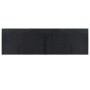 Alfombra rectangular bambú negro 60x200 cm en Alfombras | Comprar online en Foru.es