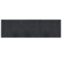 Alfombra rectangular bambú gris 60x200 cm en Alfombras | Comprar online en Foru.es