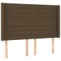 Cama box spring colchón luces LED tela marrón oscuro 140x190 cm de vidaXL, Camas y somieres - Ref: Foro24-3138952, Precio: 51...