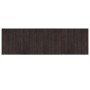 Alfombra rectangular bambú marrón oscuro 60x200 cm en Alfombras | Comprar online en Foru.es