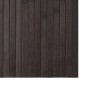 Alfombra rectangular bambú marrón oscuro 60x200 cm en Alfombras | Comprar online en Foru.es