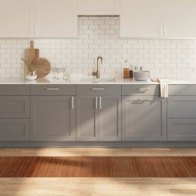 Alfombra rectangular bambú marrón 60x300 cm en Alfombras | Comprar online en Foru.es