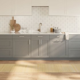 Alfombra rectangular bambú color natural claro 60x300 cm en Alfombras | Comprar online en Foru.es