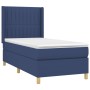 Cama box spring colchón y luces LED tela azul 90x200 cm de vidaXL, Camas y somieres - Ref: Foro24-3139011, Precio: 361,57 €, ...