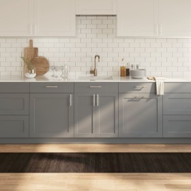 Alfombra rectangular bambú marrón oscuro 60x300 cm en Alfombras | Comprar online en Foru.es