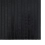 Alfombra rectangular bambú negro 70x100 cm en Alfombras | Comprar online en Foru.es