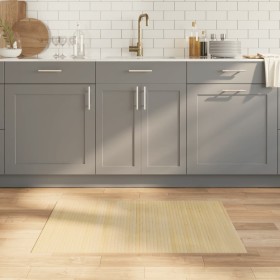 Alfombra rectangular bambú color natural claro 70x100 cm en Alfombras | Comprar online en Foru.es