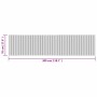 Alfombra rectangular bambú marrón 70x300 cm en Alfombras | Comprar online en Foru.es