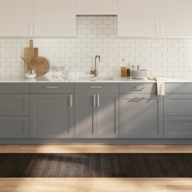 Alfombra rectangular bambú marrón oscuro 70x300 cm en Alfombras | Comprar online en Foru.es