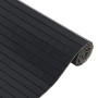 Alfombra rectangular bambú negro 70x500 cm en Alfombras | Comprar online en Foru.es