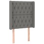 Cama box spring colchón y luces LED tela gris oscuro 80x200 cm de vidaXL, Camas y somieres - Ref: Foro24-3139070, Precio: 350...