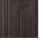 Alfombra rectangular bambú marrón oscuro 70x500 cm en Alfombras | Comprar online en Foru.es