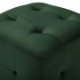 Puf 2 unidades terciopelo verde 30x30x30 cm de vidaXL, Otomanas - Ref: Foro24-278387, Precio: 83,26 €, Descuento: %