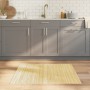 Alfombra rectangular bambú color natural claro 80x100 cm en Alfombras | Comprar online en Foru.es